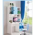 JVmoebel Schreibtisch Schreibtische Kinderzimmer 120cm Design Schreibtisch Luxus Zimmer (Schreibtisch), Made in Europa blau