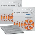 60x VARTA powerone Hörgerätebatterien P13 orange (10x 6er Bl.) + Reinigungstuch