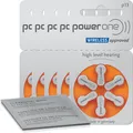 30x VARTA powerone Hörgerätebatterien P13 orange (5x 6er Bl.) +Reinigungstuch