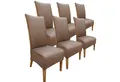 Amagohome Stuhl Stühle Esszimmer 6er Set Polsterstuhl Rattanstuhl Sidney Polster Leder