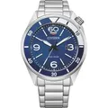 Citizen Herren-Armbanduhr Analog Quarz Eco Drive Titan 32003249 - Blau