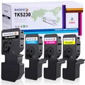 BAISINE 4-Pack Ecosys P5021cdw Toner Kompatibel Kyocera TK-5230 TK5230 Toner-Kartusche TK-5230K TK-5230C TK-5230Y TK-5230M 1t02r9bnl0 für ECOSYS M5521cdn M5521cdw P5021cdn P5021cdw