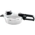 Fissler Schnellbratpfanne Vitavit Premium 2,5 L – Edelstahl, Induktion, 4 Garstufen, inkl. Einsatz
