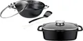 Gsw Topf-Set "Gourmet Granit", schwarz