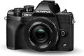 Olympus OM-D E-M10 Mark IV Micro-Four-Thirds-Systemkamera-Kit, 20 MP Sensor, 5-Achsen-Bildstabilisation,leistungsstarker AF, Wi-Fi,schwarz inkl. M.Zuiko Digital ED 14-42mm F3.5-5.6 EZ Pancake schwarz
