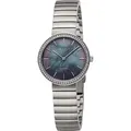 Regent Metall Damen Uhr Armbanduhr Quarz silber Metallarmband D2URF1504 - Silber