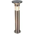 Lindby LED-Sockelleuchte Jalisa, 54 cm, Solar, Sensor - Silber/Grau