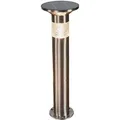 Lindby LED Solarleuchten Jalisa 9988187 mit Bewegungsmelder Spritzwassergeschützt Modern in Alu aus Edelstahl 1-flammig