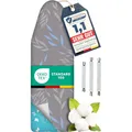 Super Soft Turbo-Bügelbrettbezug 120x40, Made in Germany, ÖKOTEX Baumwoll-Polsterung, schneller mit Thermoreflexion, 5 Größen, EasyFit+Spanner, L Fläche 116-120x38-40cm