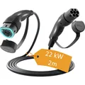 Ratio Electric E-line Ladekabel (Typ 2, 22 kW, 32 A, 2 m) (39940)