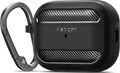 Spigen Rugged Armor, Hülle, Thermoplastische Polyurethane (TPU), Schwarz