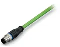 WAGO 756-1201/060-020 Sensor-/Aktor-Datensteckverbinder, konfektioniert M12 Stecker, gerade 2.00m Po