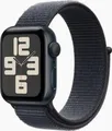 Apple Watch SE 2024 GPS 40mm Aluminium mit Sport Loop Mitternacht/Tinte