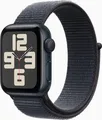 Apple Watch SE GPS 40mm Midnight Aluminium Case with Ink Sport Loop (MXEA3QF/A)