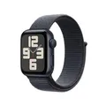 Apple Watch SE GPS 40mm Alu Mitternacht Sport Loop Armband tinte