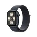 Apple Watch SE (GPS) 40mm Aluminiumgehäuse mitternacht, Sport Loop Armband tinte