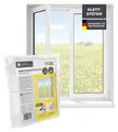 EASYmaxx Insect Protect Insektenschutzgitter - für Fenster bis 110x130cm - Klett