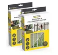 EASYmaxx Insektenschutz-Fensterrahmen Insect Protect Insekten- & Pollenschutzgitter 110 x 130 cm,  2er Set, (2-St), Fliegengitter Fenster mit Magnetbefestigung, Einfache Montage