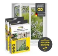 EASYmaxx Insektenschutz-Fensterrahmen Insect Protect Insekten- & Pollenschutzgitter 110 x 130 cm,  2er Set, (2-St), Fliegengitter Fenster mit Magnetbefestigung, Einfache Montage