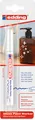 edding 751 Glanzlackmarker Weiß Rundspitze 1-2mm Lackstift Glas Stein Holz
