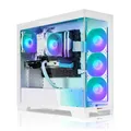 Aurum White Gaming PC Ryzen 5 5600X • GeForce RTX5060Ti 8GB • 32GB DDR4 • 1000GB M.2 SSD • Windows 11 • Luftkühlung • WLAN • Gamer PC Computer Gaming Rechner