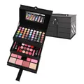 Schminkkoffer Beauty Case black 82 Teile + Koffer in Leder Optik NEU OVP