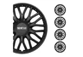 OMAC Radkappen Sparco 14 Zoll Roma Silber Grau 4tlg, (4-St) Einfache Installation, Haltbar