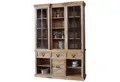 baario Buffet Schrank PACIFICA Wandschrank massiv Mangoholz Buffet Vitrine Antik Design