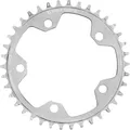 Wolf Tooth Gravel/CX/Road Kettenblatt, 110 BCD, 5-Loch, 42 Z., Drop-Stop B, raw silver (42) (11042-FT-PLT)