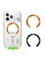 Tech-Protect MMP-210 MagSafe 2-Pack Magnetic Ring - Orange / Black
