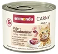 animonda Carny Nassfutter Pute & Hühnchenleber 6x200g getreidefrei ohne Zucker