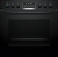 Bosch Einbau-Herd-Set HND679LS67 | Induktion | Pyrolyse | 71 l | 60 cm | FlexInduktion | Backwagen | Schwarz,  (Spektrum:  bis D)