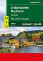 Großbritannien - Nordirland, Autoatlas 1:200.000 - 1:266.000, freytag & berndt: Straßenatlas mit Spiralbindung, Camping- und Stellplätze, Freizeitinfos (freytag & berndt Autoatlanten)