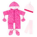 Bayer Design 84209AA Puppenkleidung, Outfit, Babypuppen Anziehsachen 38-43 cm, mehrteilig, Puppenzubehör