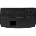 Active Key Industry 4.0 Notebook Style Ultraflat Touchpad Keyboard with NumPad PS2 Black (DE, Kabelgebunden) (AK-7410-GU-B/GE)