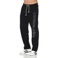 Lonsdale Jogginghose STONESFIELD 100% Baumwolle, elastischer Komfortbund schwarz XXXL (62)