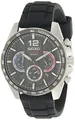 Seiko Chronograph Herren-Uhr Edelstahl mit Silikonband SSB347P1