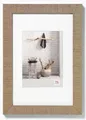 walther design Bilderrahmen beige 20 x 30 cm mit Passepartout, Home Holzrahmen HO030C