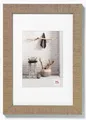 Bilderrahmen beige 20 x 30 cm mit Passepartout, Home Holzrahmen HO030C