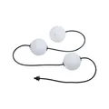 Paulmann LED-Lichterkette Naima IP67 3000K 3x1W 1,71m Schwarz, 3-flammig, dimmbar