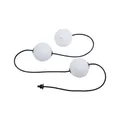 PAULMANN LED-Lichterkette "Naima IP67 3000K 3x1W 1,71m Schwarz", schwarz, Flammen 3 Stk., Gesamtlänge 1,71m, Lichterketten, dimmbar, LED-Lichterkette