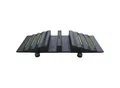 Moravia Schlauch- und Kabelbrücke, Höhe 85 mm, Kabel bis 75 mm Ø, schwarz, LxB 855 x 300 mm
