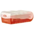 HAN Karteikasten HAN CROCO 997-617 Karteibox Transluzent, Rot max. Anzahl der Karten: 9 rot