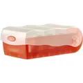 HAN CROCO 997-617 Karteibox Transluzent, Rot max. Anzahl der Karten: 900 Karten