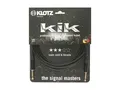 KLOTZ KiK Pro Kabel, gerade/gerade, vergoldet - 3m