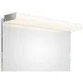 Decor Walther LED-Lichtspiegel Book 1-N LED Spiegel Aufsteckleuchte Bad, Wandspiegel silberfarben 58 cm