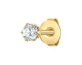 True Rebels Single-Ohrstecker gelbgold, mit Zirkonia