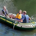 Schlauchboot Set Aufblasbares Boot Ruderboot Paddelboot Kajak Angelboot INTEX