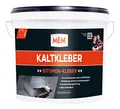 MEM Kaltkleber, Zur Verklebung und Reparatur von Bitumendachpappen, Mit schneller Anfangshaftung, Lösemittelfrei, 6,5 kg, Schwarz