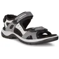 Ecco Yucatan Leder titaniumgrau Damen Sandale grau 36 EU